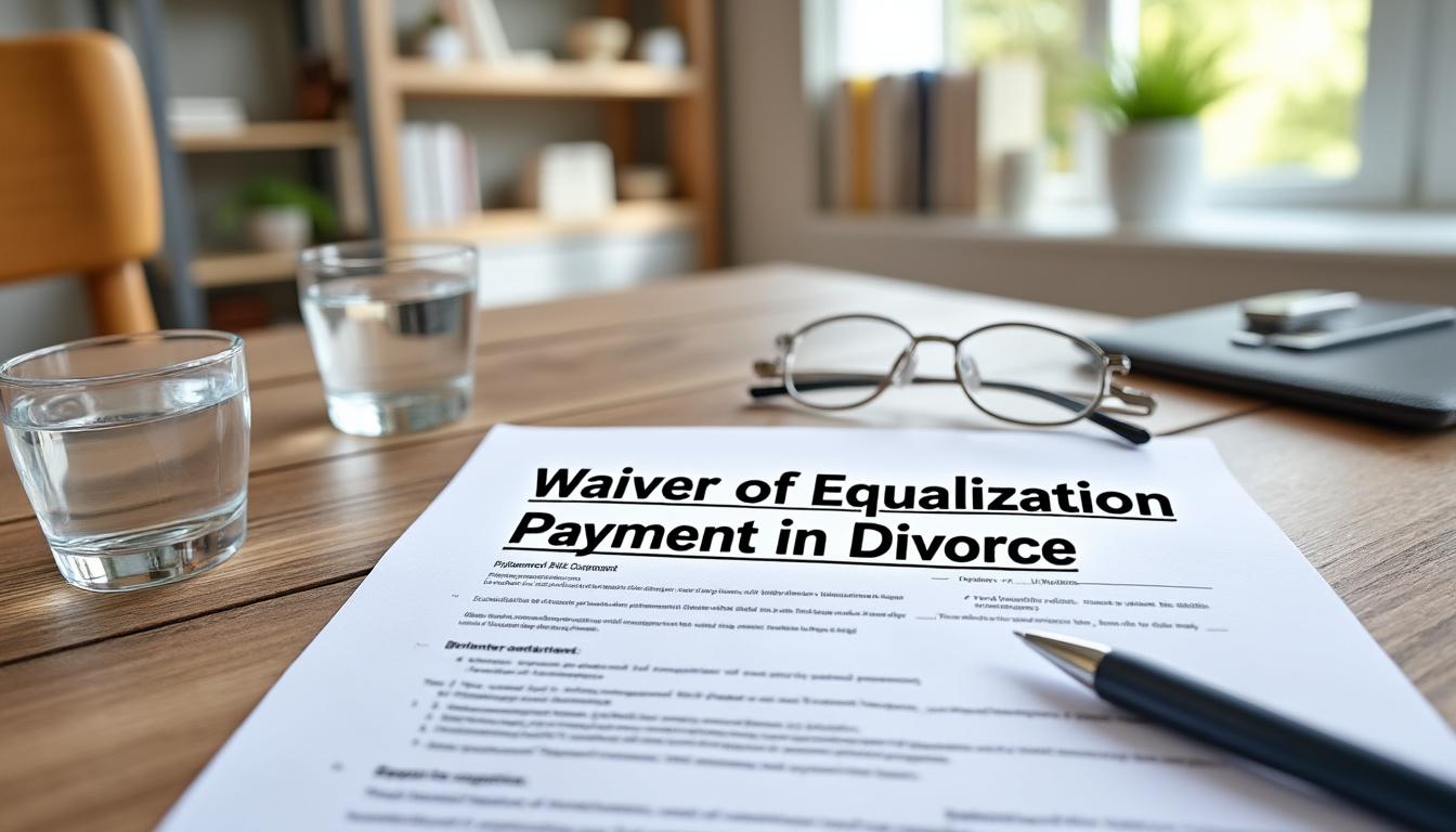 Lettre de renonciation à la soulte lors d’un divorce : modèle et mentions essentielles