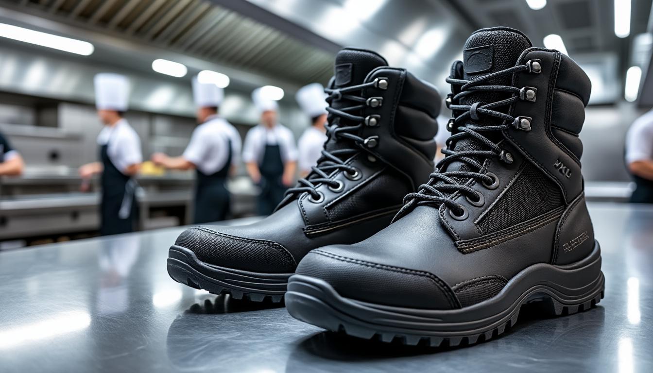 Chaussure de sécurité cuisine : choisir les bonnes chaussures pour travailler en toute sécurité dans la restauration