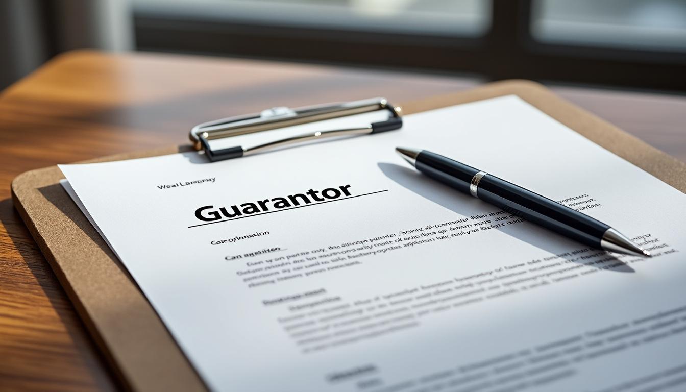 Modèle lettre de garant simple en PDF
