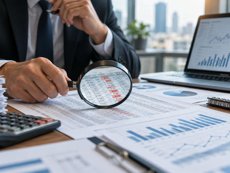 Contrôle et investigation comptable : comment une entreprise repère les anomalies dans ses comptes